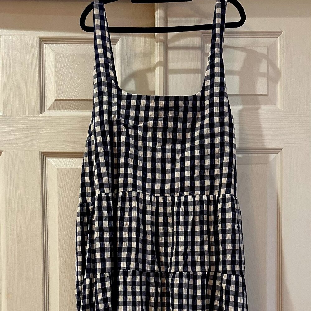 NWT Ava & Viv Gingham Sun Dress